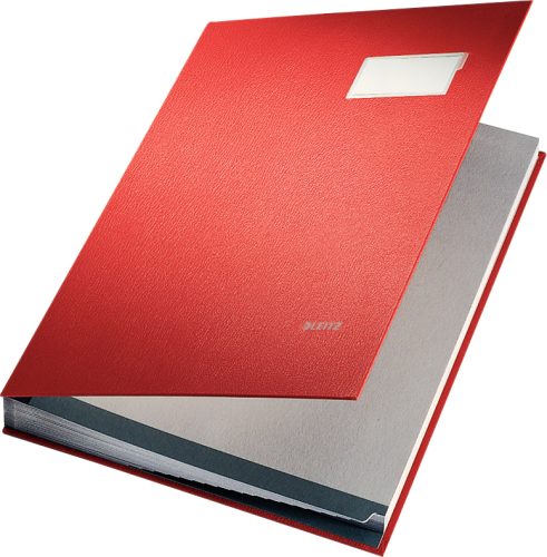 LEITZ Unterschriftsmappen 57000025 rot 20 F&auml;cher