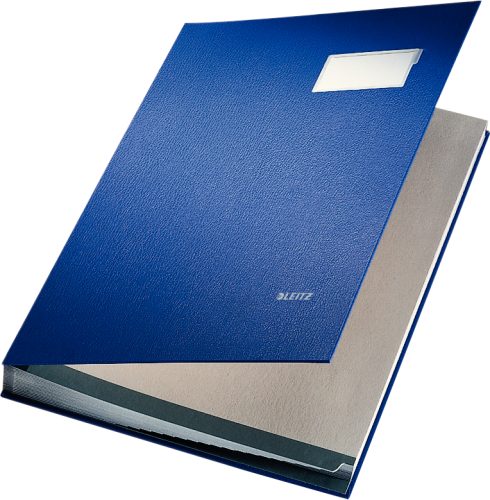 LEITZ Unterschriftsmappen 57000035 blau 20 F&auml;cher