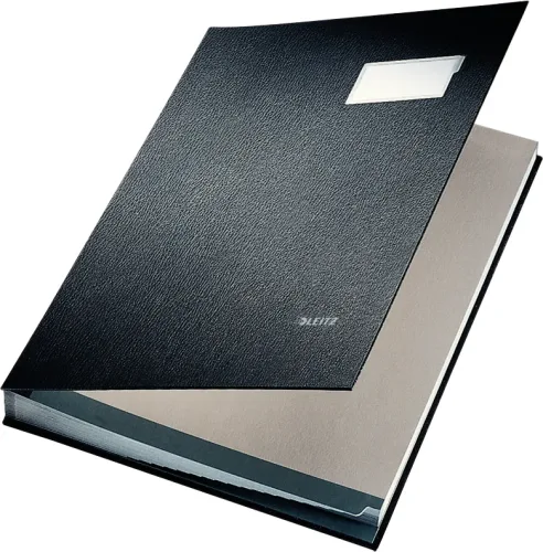 LEITZ Unterschriftsmappen 57000095 schwarz 20 F&auml;cher
