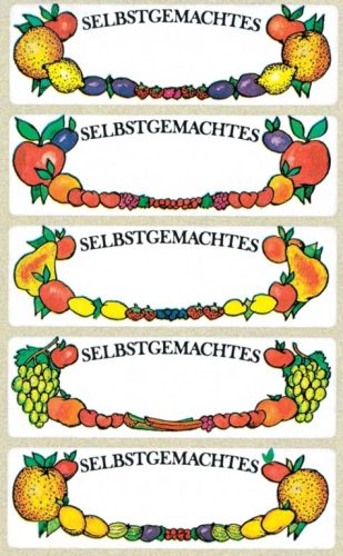 Z-DESIGN Tiefk&uuml;hletiketten 3712 Fr&uuml;chte 3 St&uuml;ck