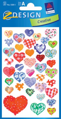 Z-DESIGN Sticker Creative 55811 Herze 2 St&uuml;ck