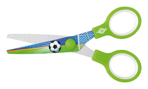 WEDO Bastelschere Magic 13cm 7343011 hellgr&uuml;n Football