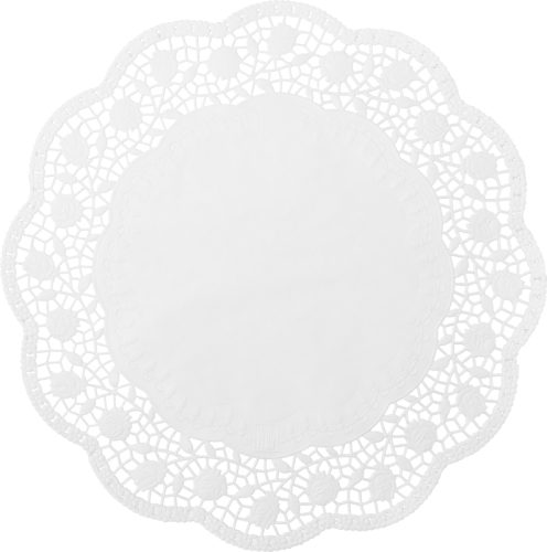 DEMMLER Tortenspitzen rund 3321100625 33cm, 6 St&uuml;ck weiss