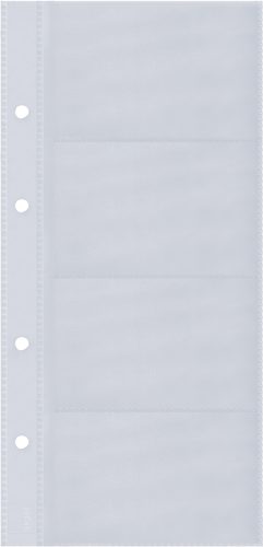 SIGEL Visitenk.-Ringb.H&uuml;llen 90x58mm VZ350 1-reihig, A-Z, 10 St&uuml;ck
