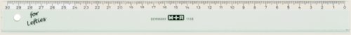 M+R Flachlineal 16cm 11160090 transparent