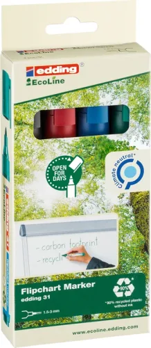 EDDING Flipchart Marker 31 1,5-3mm 31-E4 4er Etui