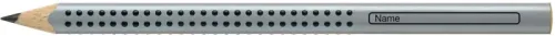FABER-CASTELL Bleistift Jumbo GRIP B 111900 3-eckig, silber