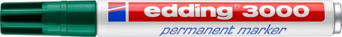 EDDING Permanent Marker 3000 1.5-3mm 3000-4 gr&uuml;n, wasserfest
