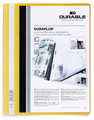 DURABLE Angebotshefter DURAPLUS 2579/04 f&uuml;r 100 Blatt A4 gelb