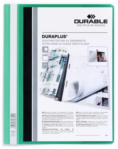 DURABLE Angebotshefter DURAPLUS 2579/05 f&uuml;r 100 Blatt A4 gr&uuml;n