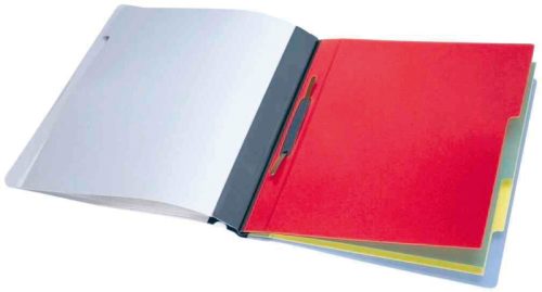 DURABLE Organisationsheft. Divisioflex 2557/06 f&uuml;r 100 Blatt A4,5-teilig blau