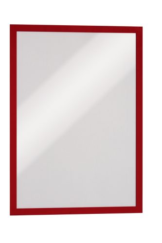 DURABLE Sichtfenster Duraframe 487303 rot, selbstklebend 2 St&uuml;ck
