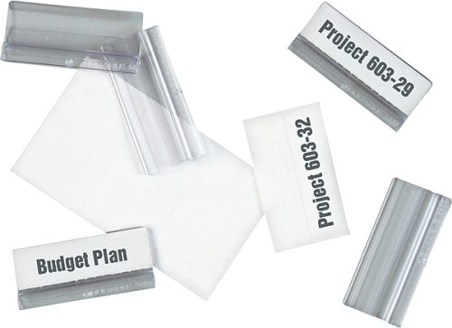 DURABLE Reiter 58mm f&uuml;r Sichttafeln 560919 mit Einsteckschild 10 St&uuml;ck
