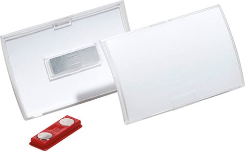 DURABLE Namensschild ClickFold 90x54mm 821519 10 St&uuml;ck mit Magnet