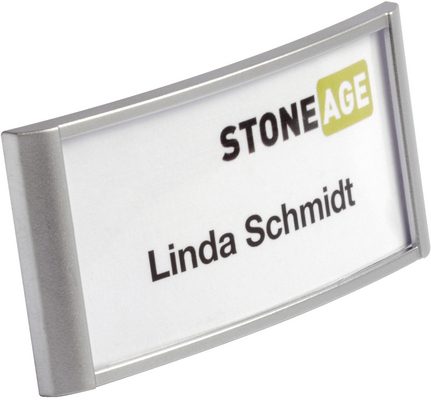DURABLE Namensschild CLASSIC 75x34mm 854223 10 St&uuml;ck mit Magnet