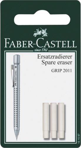 FABER-CASTELL Radierer 131597 Grip 2011 3 St&uuml;ck