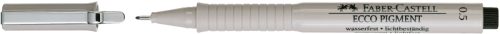 FABER-CASTELL Tintenschreiber ECCO 0,5mm 166599 Pigment, schwarz