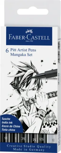Faber-Castell - Tuschezeichner Set, Black