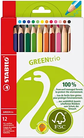 STABILO - Farbstift, 12 Stück, Multicolor