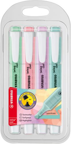 undefined, STABILO Swing Cool Leuchtmarker Pastel 4er Set
