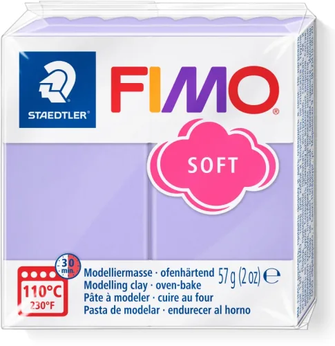 FIMO Modelliermasse soft 8020-605 Pastell flieder 57g