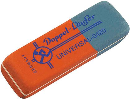 L&Auml;UFER Radierer Universal 420 75x24x10mm