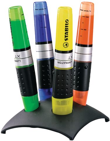 STABILO Tischset LUMINATOR 2&ndash;5mm 7104-2 4-farbig ass.