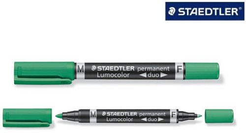 STAEDTLER Lumocolor DUO 348 0.6/1.5mm 348-5 gr&uuml;n perm.