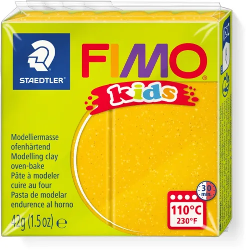 FIMO Modelliermasse 8030-112 gold glitzer