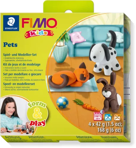FIMO form&play 4x42g 803402LY Set Pet
