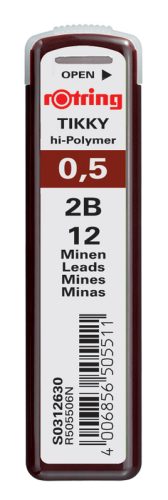 ROTRING Minen 2B S0312630 0,5mm 12 St&uuml;ck