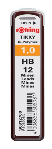 ROTRING Minen HB S0312700 1,0mm 12 St&uuml;ck