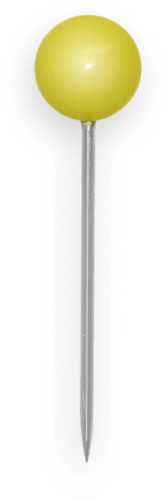 ALCO Landkartennadel 5x16mm 613 gelb 100 St&uuml;ck