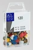 ALCO Reissn&auml;gel SUN, lackiert 9,5mm 153A26 farbig ass. 120 St&uuml;ck