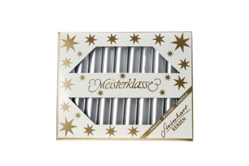 STEINHART Baumkerzen 100x13mm 02390-03 silber 20 St&uuml;ck
