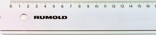 RUMOLD B&uuml;ro/Technikerlineal FL41 50cm FL41/50