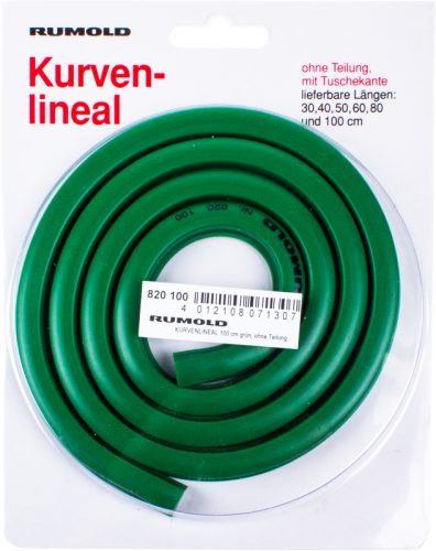 RUMOLD Kurvenlineal 100cm 820100 gr&uuml;n