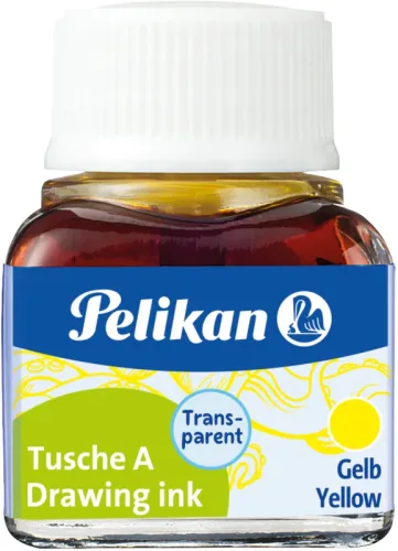 PELIKAN Tusche 10ml 523/5 gelb