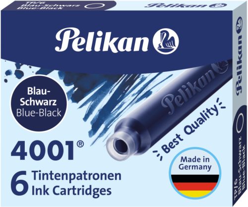 PELIKAN Tinte 4001 TP/6 301184 blauschwarz 6 St&uuml;ck