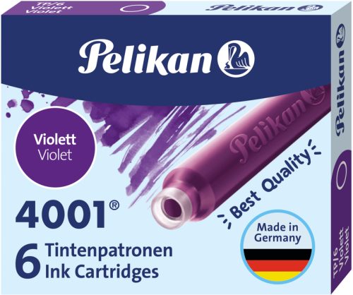 Pelikan -  Tinte 4001 TP/6 301697 violett 6 Stück