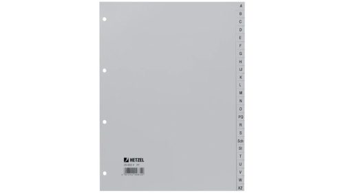 HETZEL Register A4 25650481 A-Z