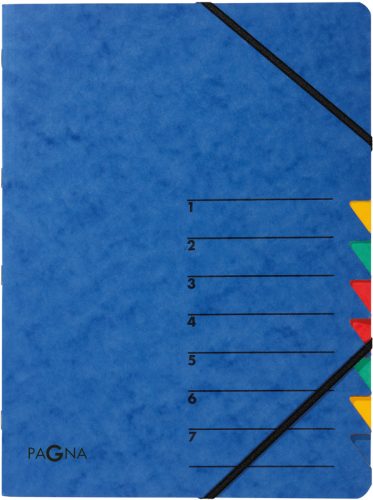 PAGNA Ordnungsmappe EASY A4 24061-02 blau 7 F&auml;cher
