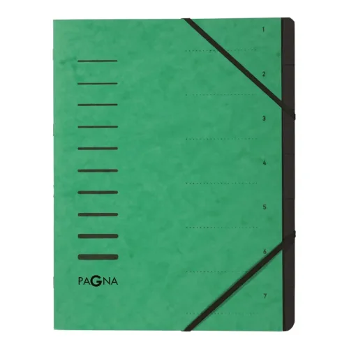 PAGNA Ordnungsmappe 40058-03 gr&uuml;n 7-teilig