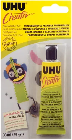 Uhu - Bastelkleber, 33 ml, Transparent