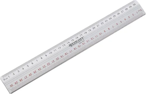 WESTCOTT Schneidelineal 30cm E-1011200 Alu