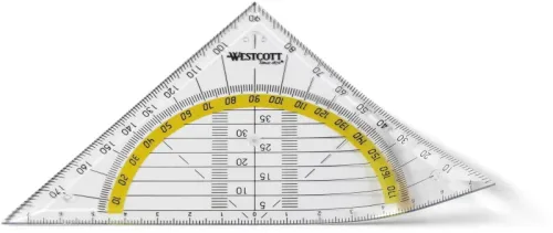 WESTCOTT Geodreieck 14cm E-1013200 bruchsicher