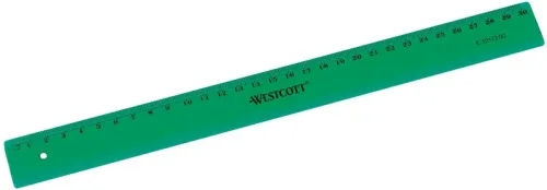 WESTCOTT Kunststofflineal 30cm E-1017200 cm Skala