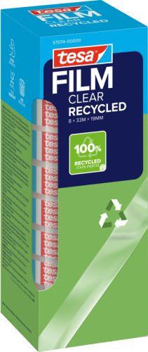 TESA Klebeband Eco & Clear 19mmx33m 570740000 8 Rollen