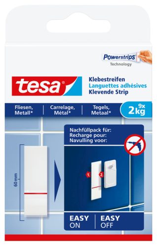 tesa® Klebestreifen Weiß tesa Inhalt: 1 Pckg.