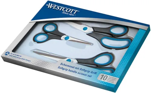 WESTCOTT Scheren 13/21/25cm N-9002700 Set 3 St&uuml;ck